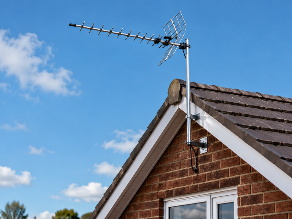 TV aerial installation on a Coventry property